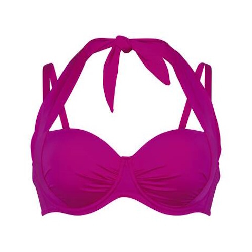 Rosa Faia Swimwear Catalina pink padded bikini bra Rosa Faia Swimwear Catalina pink padded bikini bra