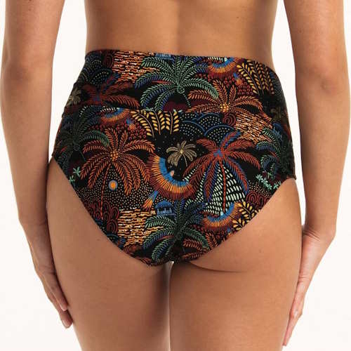Rosa Faia Swimwear Lorena black/print bikini brief Rosa Faia Swimwear Lorena black/print bikini brief