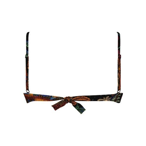 Rosa Faia Swimwear Stella black/print padded bikini bra Rosa Faia Swimwear Stella black/print padded bikini bra