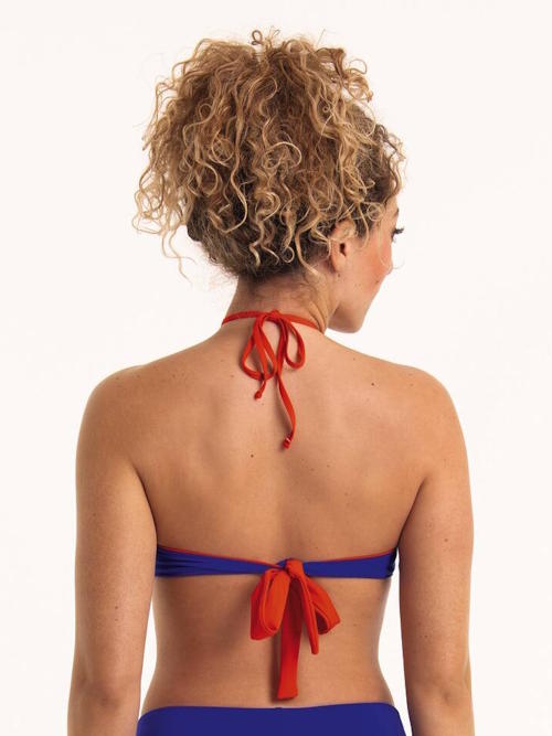 Rosa Faia Swimwear Luisa blue padded bikini bra Rosa Faia Swimwear Luisa blue padded bikini bra