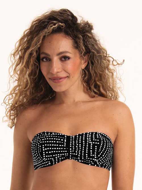 Rosa Faia Swimwear Ella black soft-cup bikini bra Rosa Faia Swimwear Ella black soft-cup bikini bra