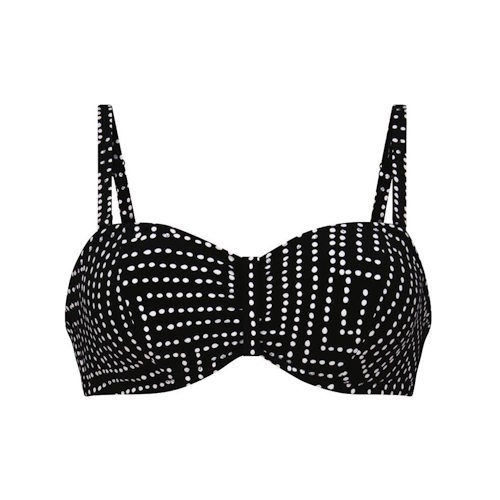 Rosa Faia Swimwear Ella black soft-cup bikini bra Rosa Faia Swimwear Ella black soft-cup bikini bra