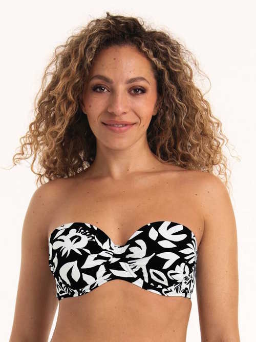 Rosa Faia Swimwear Catalina black/white padded bikini bra Rosa Faia Swimwear Catalina black/white padded bikini bra