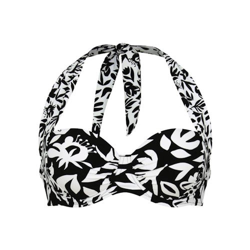 Rosa Faia Swimwear Catalina black/white padded bikini bra Rosa Faia Swimwear Catalina black/white padded bikini bra