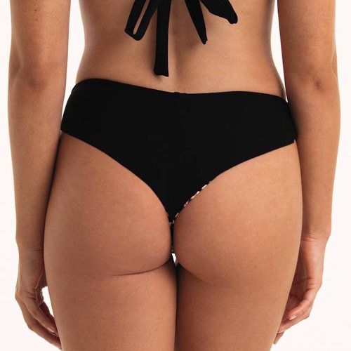 Rosa Faia Swimwear Grace black/brown bikini brief Rosa Faia Swimwear Grace black/brown bikini brief