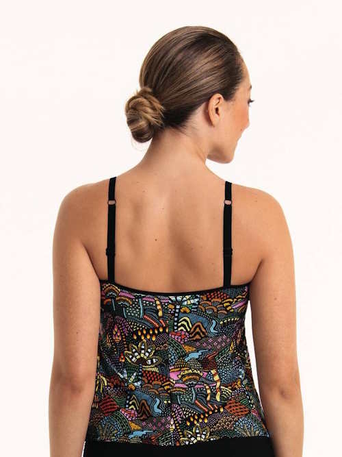 Anita Care Rimini black/print prosthetic tankini Anita Care Rimini black/print prosthetic tankini