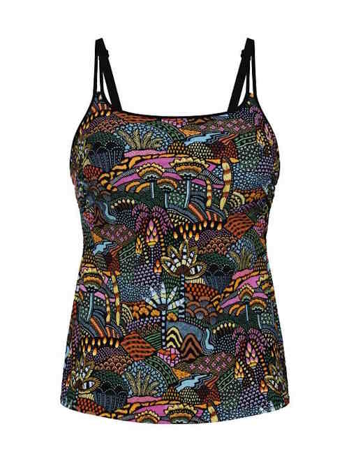 Anita Care Rimini black/print prosthetic tankini Anita Care Rimini black/print prosthetic tankini
