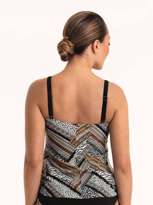 Anita Care Latina black/print prosthetic tankini Anita Care Latina black/print prosthetic tankini