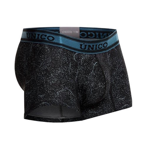 Mundo Unico Espuma black/print sport trunk Mundo Unico Espuma black/print sport trunk