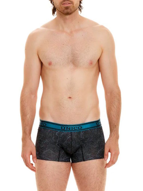 Mundo Unico Espuma black/print sport trunk Mundo Unico Espuma black/print sport trunk