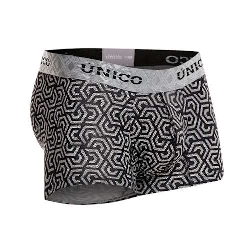Mundo Unico Texageo black/print sport trunk Mundo Unico Texageo black/print sport trunk