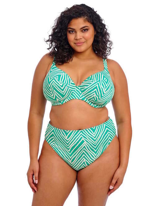 Elomi Swim Fiji Falls aqua bikini brief Elomi Swim Fiji Falls aqua bikini brief