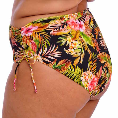 Elomi Swim Tiger Valley black bikini brief Elomi Swim Tiger Valley black bikini brief