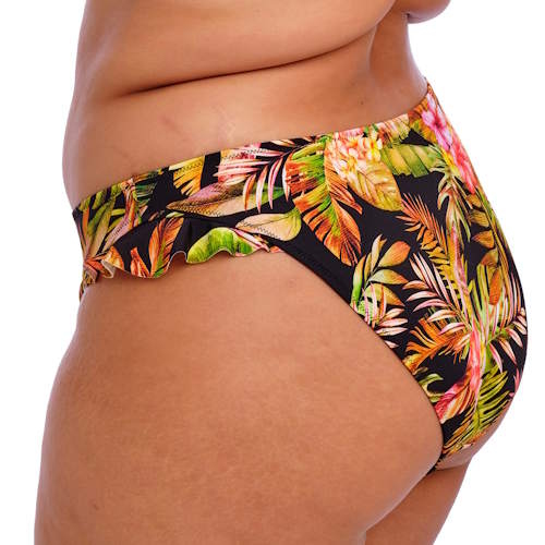 Elomi Swim Tiger Valley black bikini brief Elomi Swim Tiger Valley black bikini brief