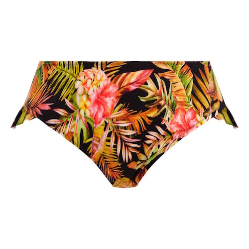 Elomi Swim Tiger Valley black bikini brief Elomi Swim Tiger Valley black bikini brief