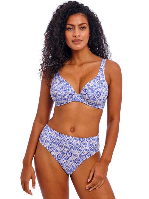 Freya Swim Ocean Breeze jeans blue soft-cup bikini bra Freya Swim Ocean Breeze jeans blue soft-cup bikini bra