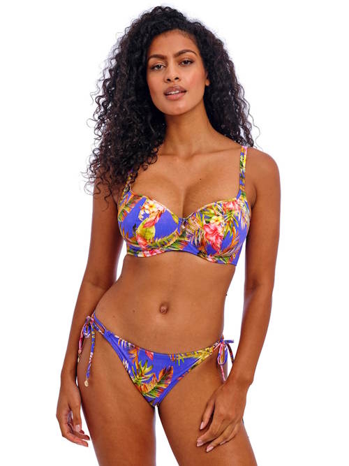 Freya Swim Tiger Valley blue padded bikini bra Freya Swim Tiger Valley blue padded bikini bra