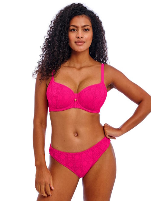 Freya Swim Nomad Nights fuchsia padded bikini bra Freya Swim Nomad Nights fuchsia padded bikini bra