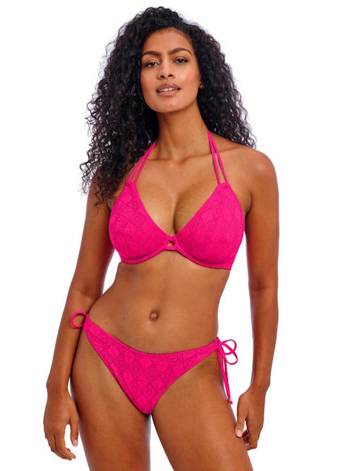 Freya Swim Nomad Nights fuchsia soft-cup bikini bra Freya Swim Nomad Nights fuchsia soft-cup bikini bra