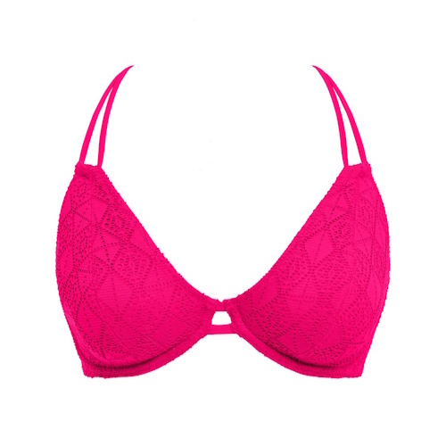Freya Swim Nomad Nights fuchsia soft-cup bikini bra Freya Swim Nomad Nights fuchsia soft-cup bikini bra