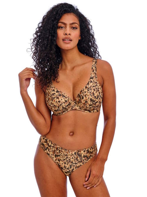 Freya Swim Arizona Wave brown/print bikini brief Freya Swim Arizona Wave brown/print bikini brief