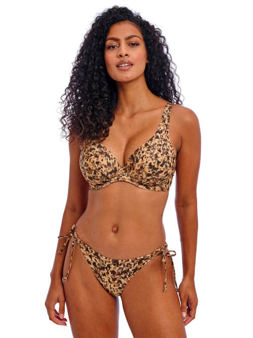 Freya Swim Arizona Wave brown/print bikini brief Freya Swim Arizona Wave brown/print bikini brief