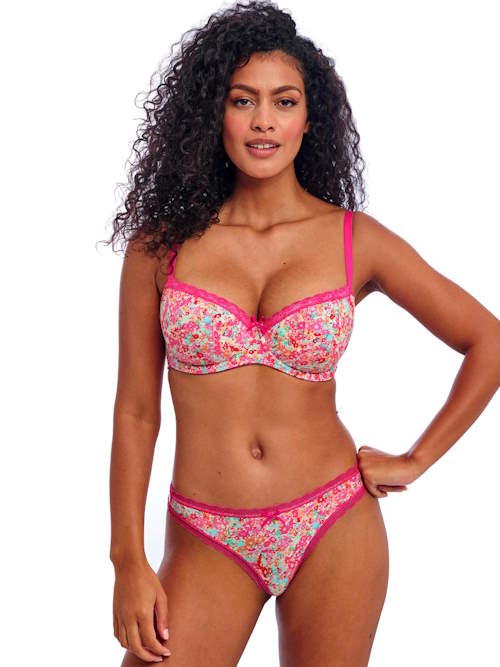 Freya Flirt hot pink padded bra Freya Flirt hot pink padded bra