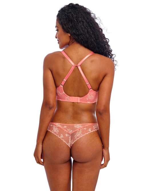 Freya Offbeat Decadence coral non-padded bra Freya Offbeat Decadence coral non-padded bra