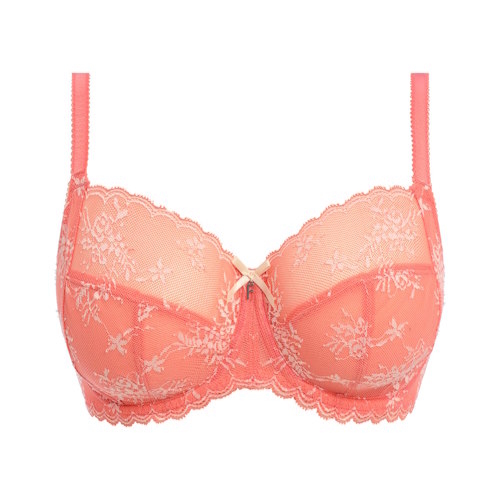Freya Offbeat Decadence coral non-padded bra Freya Offbeat Decadence coral non-padded bra