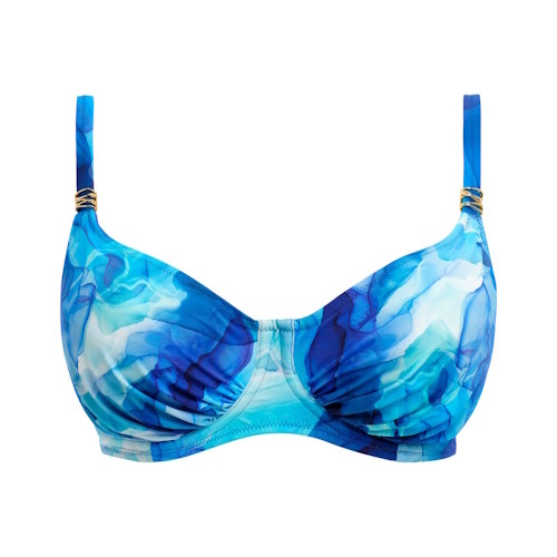 Fantasy Swim Saunton Sands blue soft-cup bikini bra Fantasy Swim Saunton Sands blue soft-cup bikini bra