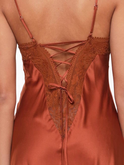 LingaDore Night Ginger Bread cinnamon slipdress LingaDore Night Ginger Bread cinnamon slipdress