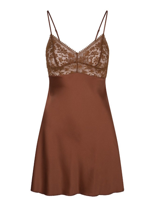 LingaDore Night Ginger Bread cinnamon slipdress LingaDore Night Ginger Bread cinnamon slipdress