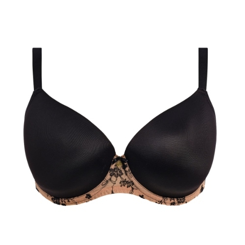 Freya Entwined black/powder padded bra Freya Entwined black/powder padded bra