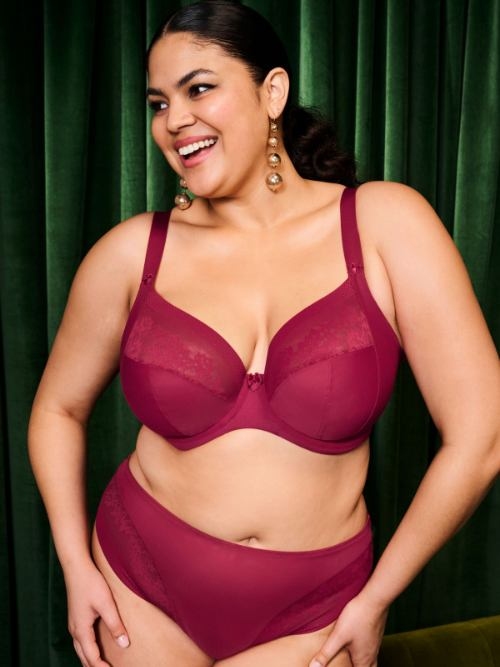 Elomi Nerina red non-padded bra Elomi Nerina red non-padded bra
