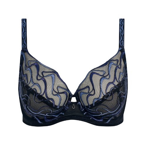 Wacoal Lingerie Mayumi navy blue non-padded bra Wacoal Lingerie Mayumi navy blue non-padded bra