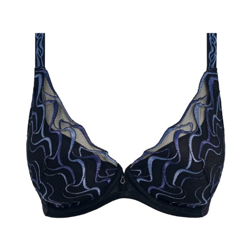 Wacoal Lingerie Mayumi navy blue padded bra Wacoal Lingerie Mayumi navy blue padded bra