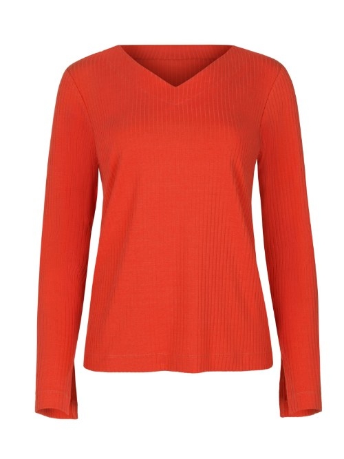 Lisca Lucky orange pyjama shirt Lisca Lucky orange pyjama shirt