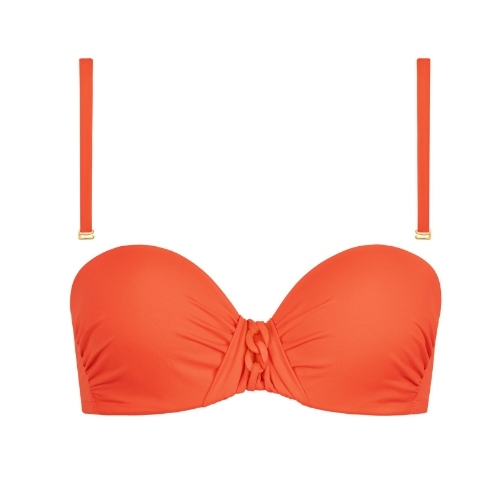 Lisca Swimwear Palma orange padded bikini bra Lisca Swimwear Palma orange padded bikini bra