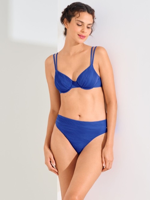 Lisca Swimwear Sorrento blue soft-cup bikini bra Lisca Swimwear Sorrento blue soft-cup bikini bra