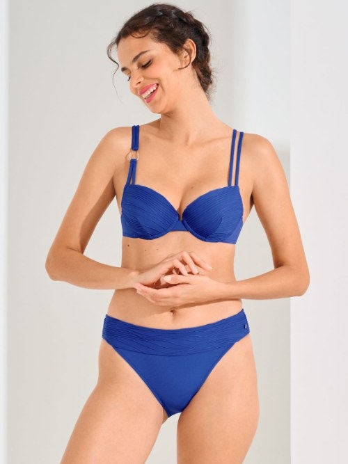 Lisca Swimwear Sorrento blue padded bikini bra Lisca Swimwear Sorrento blue padded bikini bra