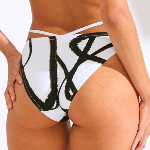 Lisca Swimwear Honolulu white/black bikini brief Lisca Swimwear Honolulu white/black bikini brief