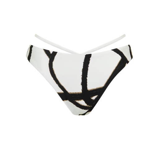 Lisca Swimwear Honolulu white/black bikini brief Lisca Swimwear Honolulu white/black bikini brief
