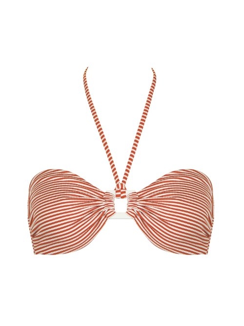 Lisca Swimwear Lascari red/white soft-cup bikini bra Lisca Swimwear Lascari red/white soft-cup bikini bra