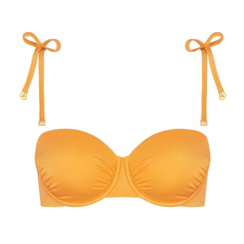 Lisca Swimwear Karpathos ochre yellow soft-cup bikini bra Lisca Swimwear Karpathos ochre yellow soft-cup bikini bra