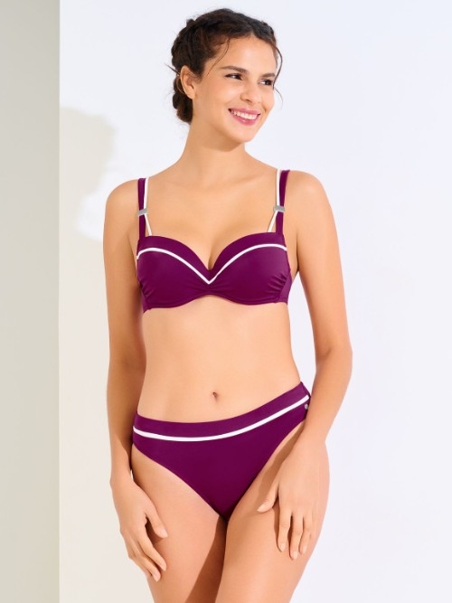 Lisca Swimwear Uvita bordeaux padded bikini bra Lisca Swimwear Uvita bordeaux padded bikini bra