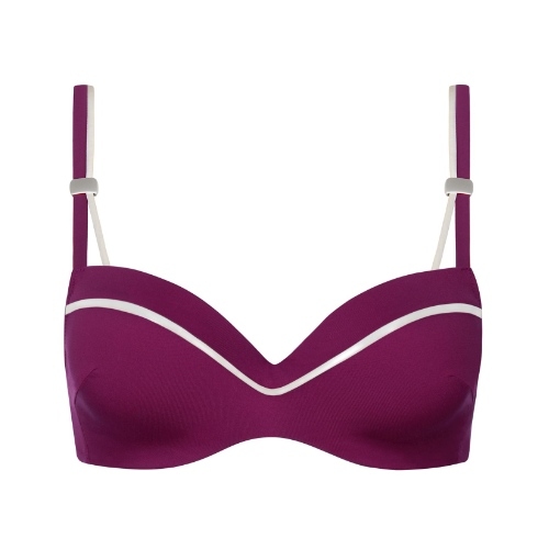Lisca Swimwear Uvita bordeaux padded bikini bra Lisca Swimwear Uvita bordeaux padded bikini bra