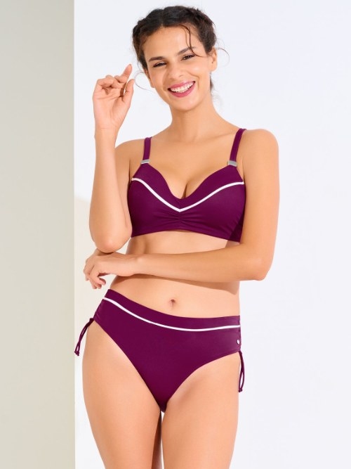 Lisca Swimwear Uvita bordeaux bikini brief Lisca Swimwear Uvita bordeaux bikini brief