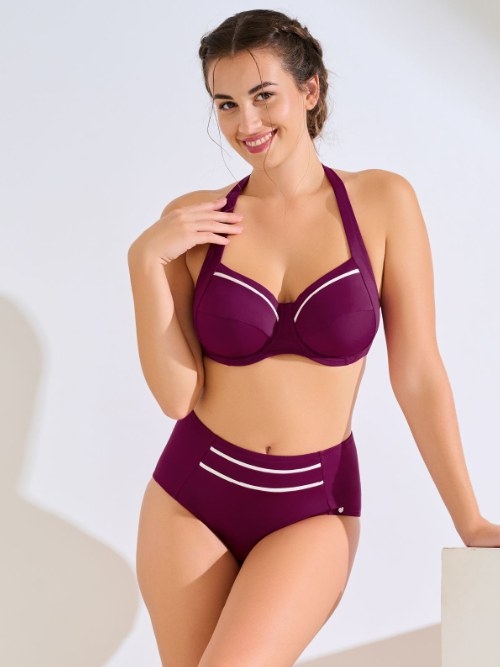 Lisca Swimwear Uvita bordeaux bikini brief Lisca Swimwear Uvita bordeaux bikini brief