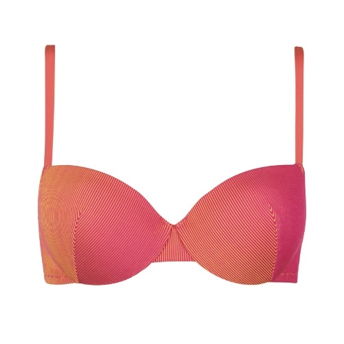 Lisca Swimwear Nairobi coral padded bikini bra Lisca Swimwear Nairobi coral padded bikini bra