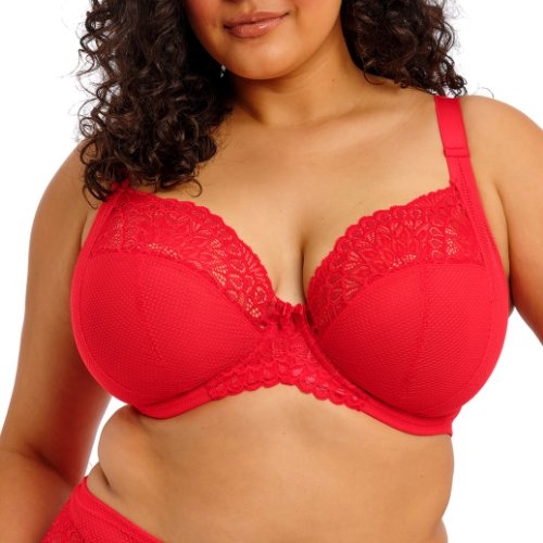 Elomi Tiernie red non-padded bra Elomi Tiernie red non-padded bra